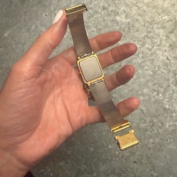 Bulova Gold and Black Quartz Watch - Picture 3 of 8